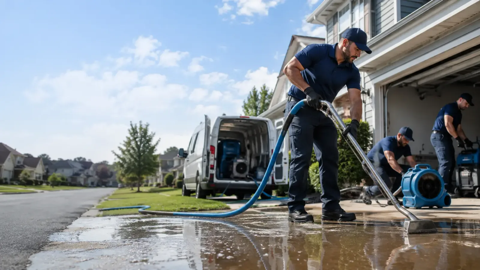 Storm-Related Flood Cleanup in Sodus, MI